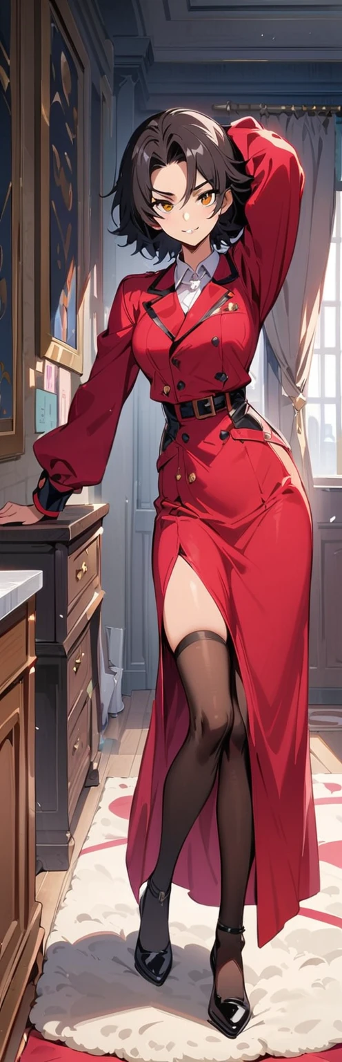 (Masterpiece artwork, of the highest quality:1.2), 1 girl, standing alone,Eles estão de pIt is, , pelo largo,blacksad,pink skirt,blacksad, Leg Open, It is, lustrous, rug, pleasure face