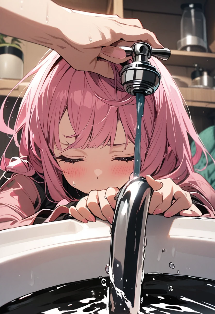 Large Faucet、Pink Hair
