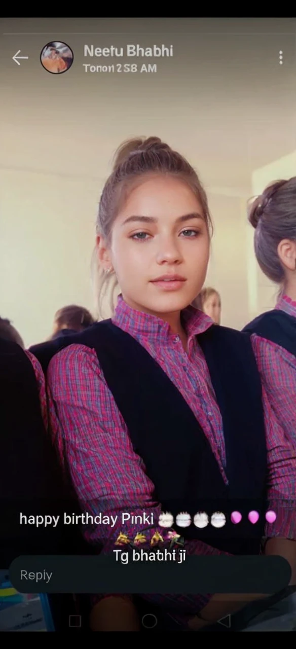 Top Quality, masterpeace, extra high resolution, (Photorealistic:1.4), Raw, 1 girl, blonde woman, blond hairbl, hair in pony tail, Brown eyes, breast_M, solo, 15yo, off-shoulder, black dress, standing and looking into a mirror, back towards camera, reflection of her face from the mirror, indoors, bokhen background, Shiny hair, eye highlights, Low key, Cold light, Fujifilm XT3, (high quality:1.3), (ultra detail:1.3), (high resolution:1.3), [[chromatic aberration]], best shadow, photorealism, hyperrealism, crystal clear, Cinematic lighting, volumetric lighting, (film grain:1.2), 1 girl, 8K, solo