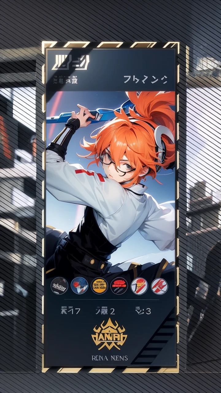 Ren Amamiya Persona,Boy Anime,football uniform, glasses, headphones on head