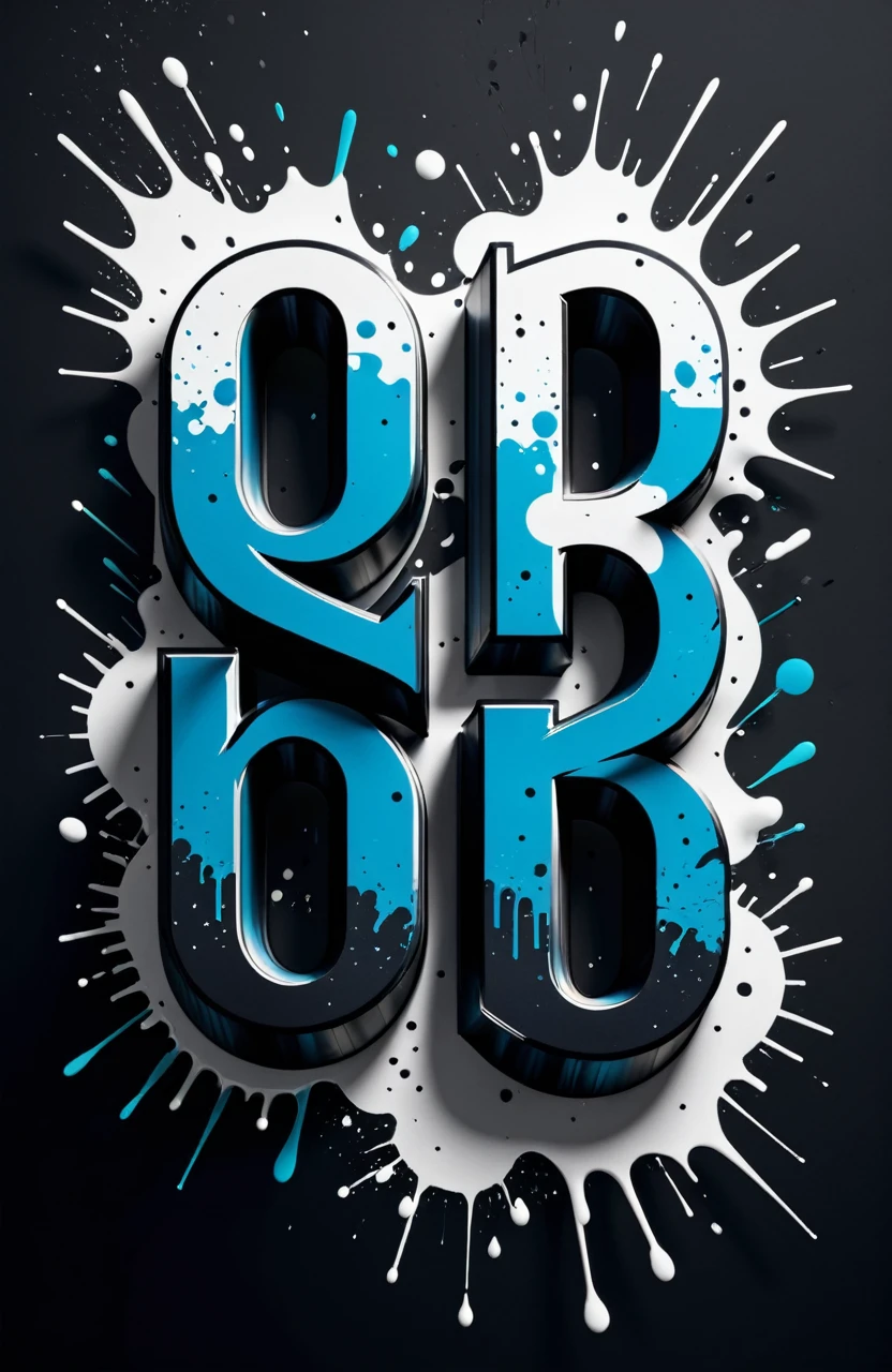  a hip-hop street style text logo with the following specifications:

    Background: Black
    Text Color: White
    Reference Image:https://i.pinimg.com/564x/91/3d/31/913d319dfc767f2d8ffff1aed08a9466.jpg,
    Text: "VIGO JON LAURENCE NEW BRAND coming soon"
    Style: Bold, graffiti-inspired font, with a strong, urban feel
    Details: Include elements like splatters, drips, and urban textures to enhance the street style
    Composition: Centralized text, with dynamic and edgy design elements around the text,text logo, Create a realistic font design that mimics the fluidity and elegance of calligraphy, incorporating subtle ink splatter effects and varying line weights to emulate the traditional calligraphic style, using a high-resolution DSLR camera to capture the sharpness of each character.