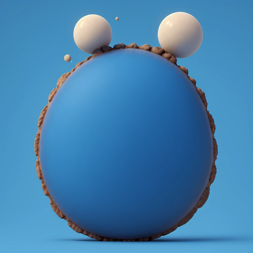 A blue background