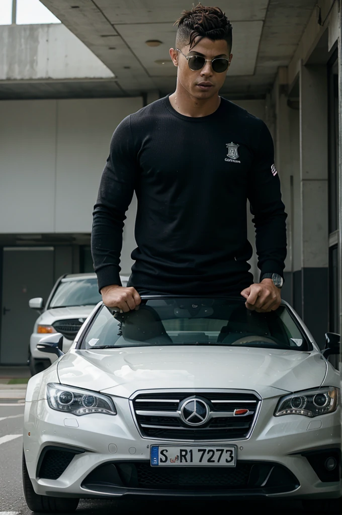 Ronaldo fuck with car
