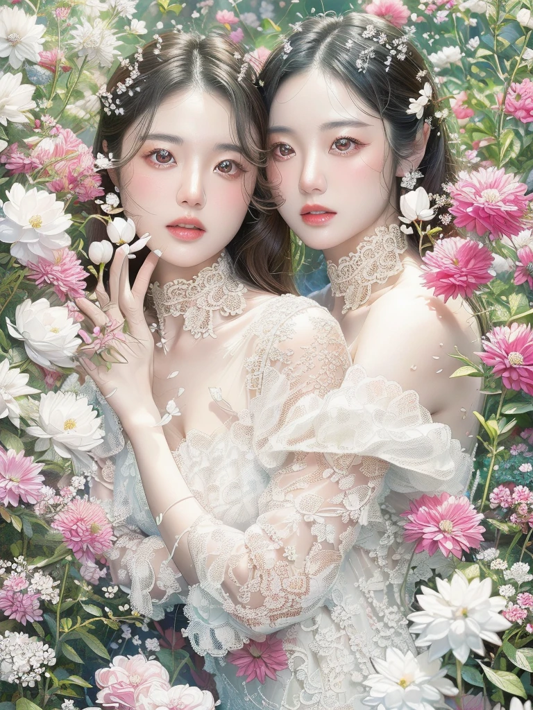 two injured hands holding flowers, melancholy aesthetic, melancholy, gloomy atmosphere, ultra realistic, 8k