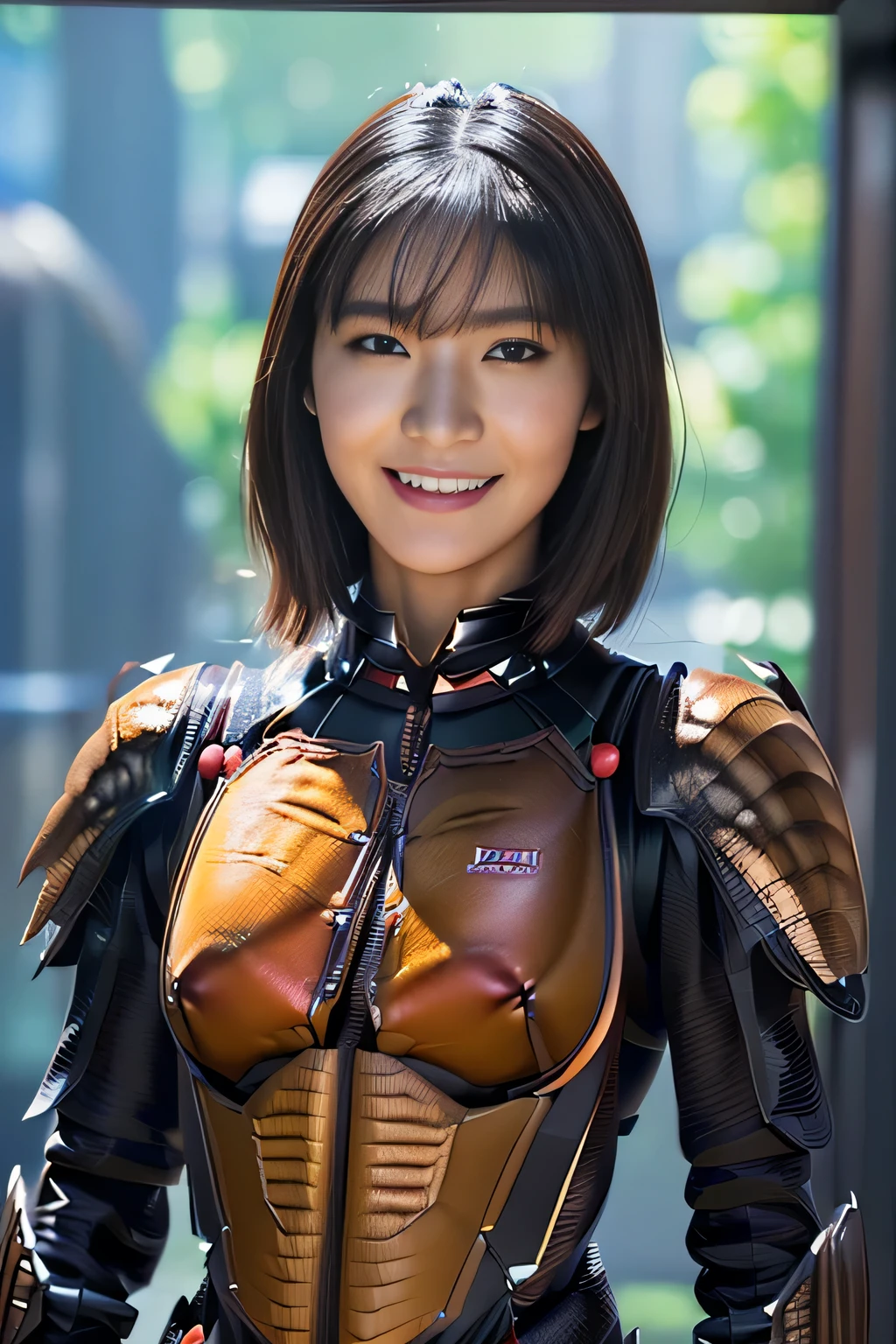 (high resolution,masterpiece,best quality,extremely detailed CG, anime, official art:1.4), realistic, photo, amazing fine details, all intricate, gloss and shiny,awesome many layers, 8k wall paper, 3d, sketch, kawaii, illustration,( solo:1.4), perfect female proportion,villainess, (fusion of dark brown cockroach and lady:1.4), (brown cockroach form lady:1.2), (brown cockroach lady:1.2), (fusion:1.2), (solo:1.4), (evil smile:1.2), muscular, abs, (cockroach brown exoskeleton bio insect suit:1.4), (cockroach brown exoskeleton bio insect armor:1.2), (brown transparency cockroach wing:1.4), (brown cockroach antennae:1.3),