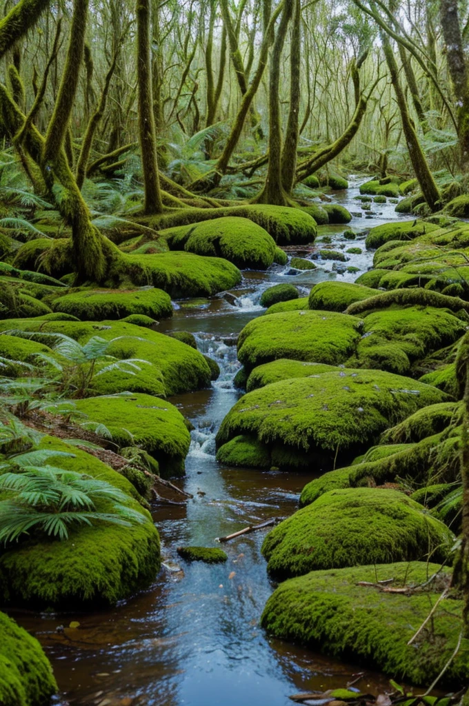 mossy forest, have a lagoon dan track hiking