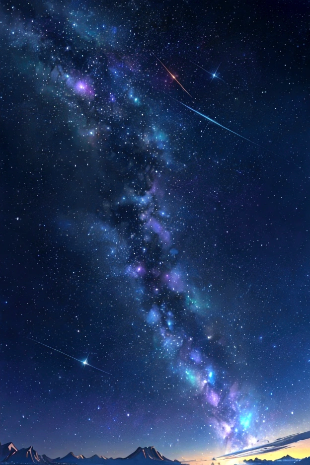 The world we see、Iridescent幻想的なNight Sky、constellation, Iridescentconstellation、Iridescent空包み込まれそうな瞬間,Astronomical observation、Planetarium、Meteors、colorful,美しいconstellation、Three-dimensional,wonderful景色,Night Sky,An atmosphere full of dreams and hope,masterpiece.16K, Ultra-high resolution, to be born,wonderful ,future、Iridescent、The world 30 years from now。