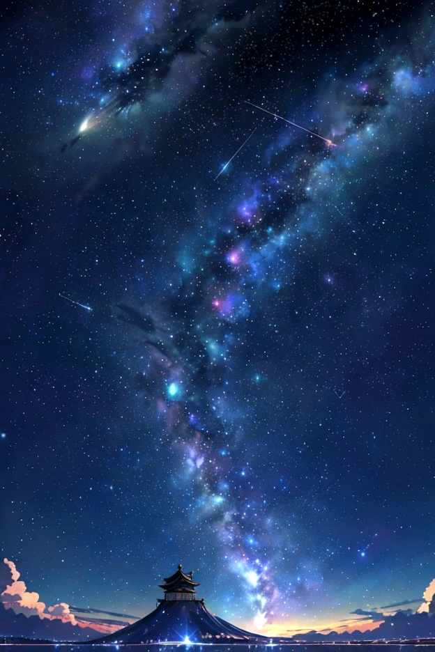 The world we see、Iridescent幻想的なNight Sky、constellation, Iridescentconstellation、Iridescent空包み込まれそうな瞬間,Astronomical observation、Planetarium、Meteors、colorful,美しいconstellation、Three-dimensional,wonderful景色,Night Sky,An atmosphere full of dreams and hope,masterpiece.16K, Ultra-high resolution, to be born,wonderful ,future、Iridescent、The world 30 years from now。