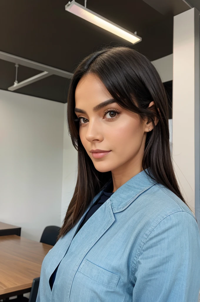 Woman jew focus in face