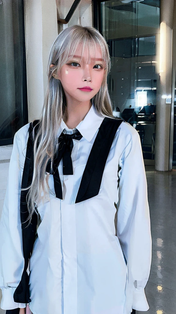 A beautiful girl image for white face soft skin a beautiful uniform
