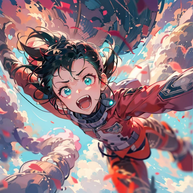 Astro boy、Pluto、Netflix Anime、１１Year old boy、（fly in the sky）、anger、Grit your teeth、Hold your breath、upset、evil、Disgust、excited、Light blue eyes、Red eyes、Surrealism、Anaglyph、Subjective、Atmospheric Perspective、realism、Motion Blur、reflected light、Backlight、Letterbox、Multiple Perspectives、Shorthand、Satellite Imagery、Wide angle、8K、Super detailed、Highest quality、uhd、解剖学的にcorrect、correct、High resolution、Award-winning、16K、1080P
