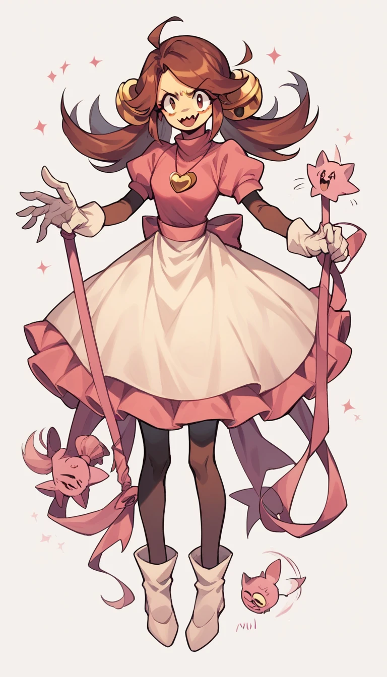 Mad Mew Mew ( undertale) cute maid full body