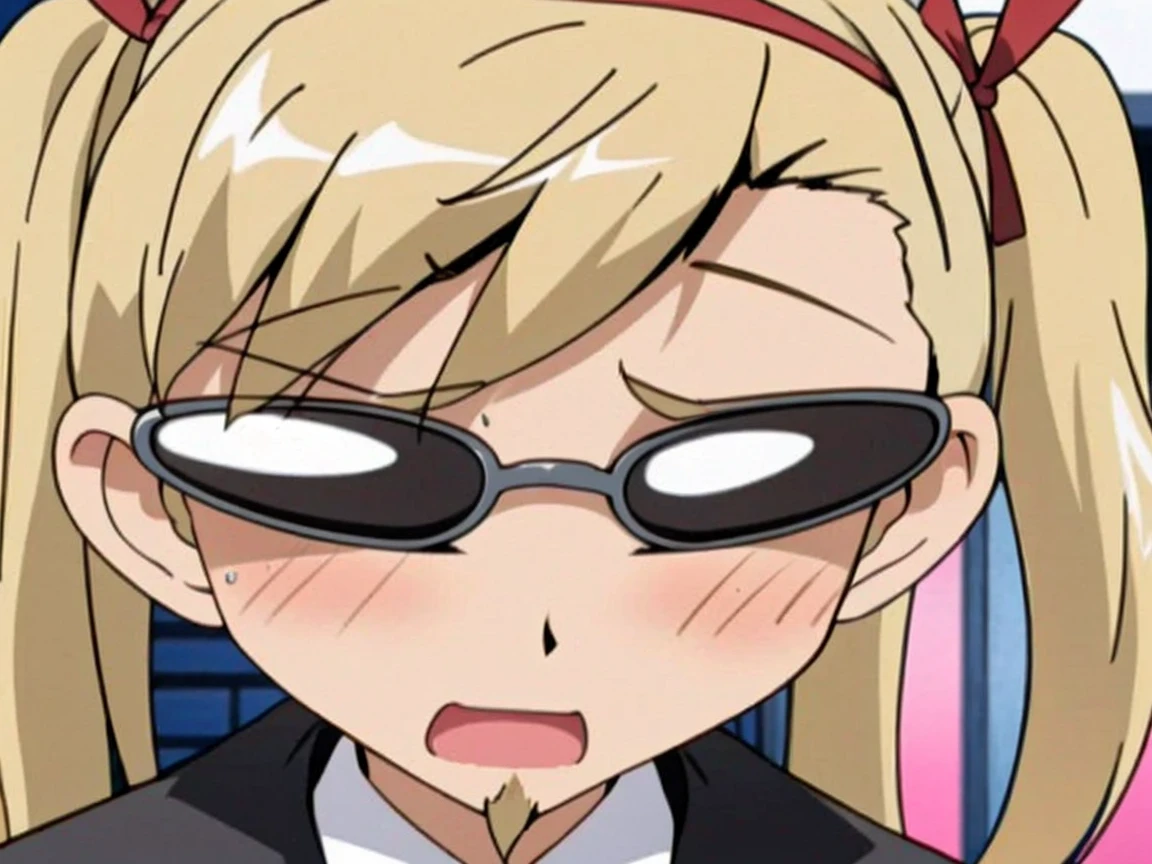 (masterpiece, best quality, ultra-detailed), 1girl, Rebecca Hopkins, blonde hair, twintails, red glasses,masterpiece, expensive quality, very_expensive_solve, big_file size, full color,(completely nude:1.2),pussy,niplles,(vaginal sex:1.2),(toddler:1.6),(chibi:1.3),(flat chest:1.5),