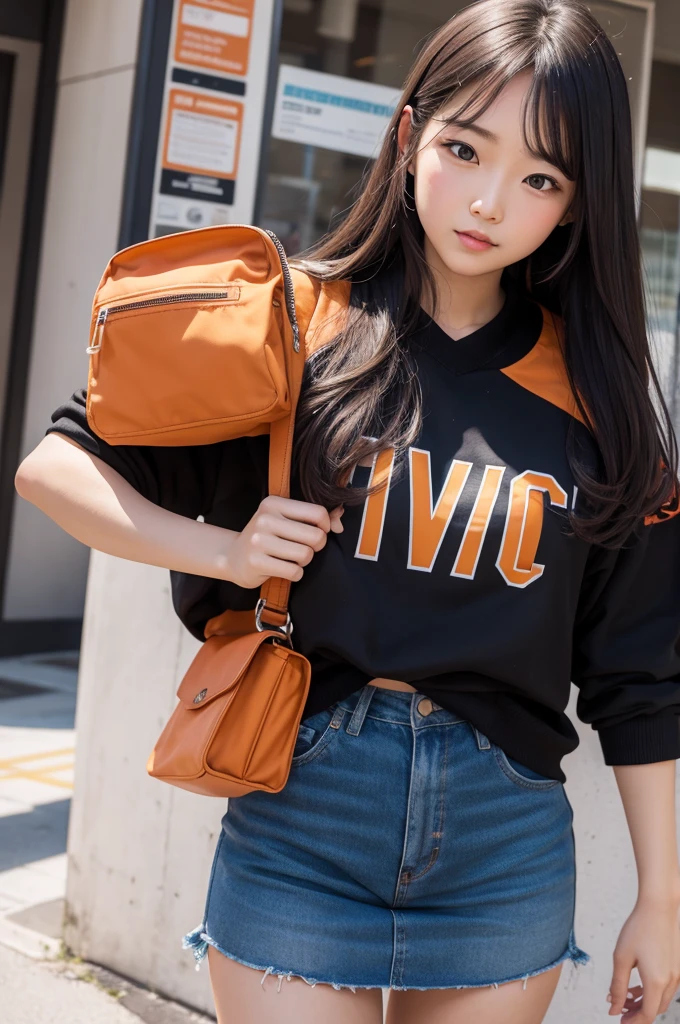 2nd year high school emblem in orange