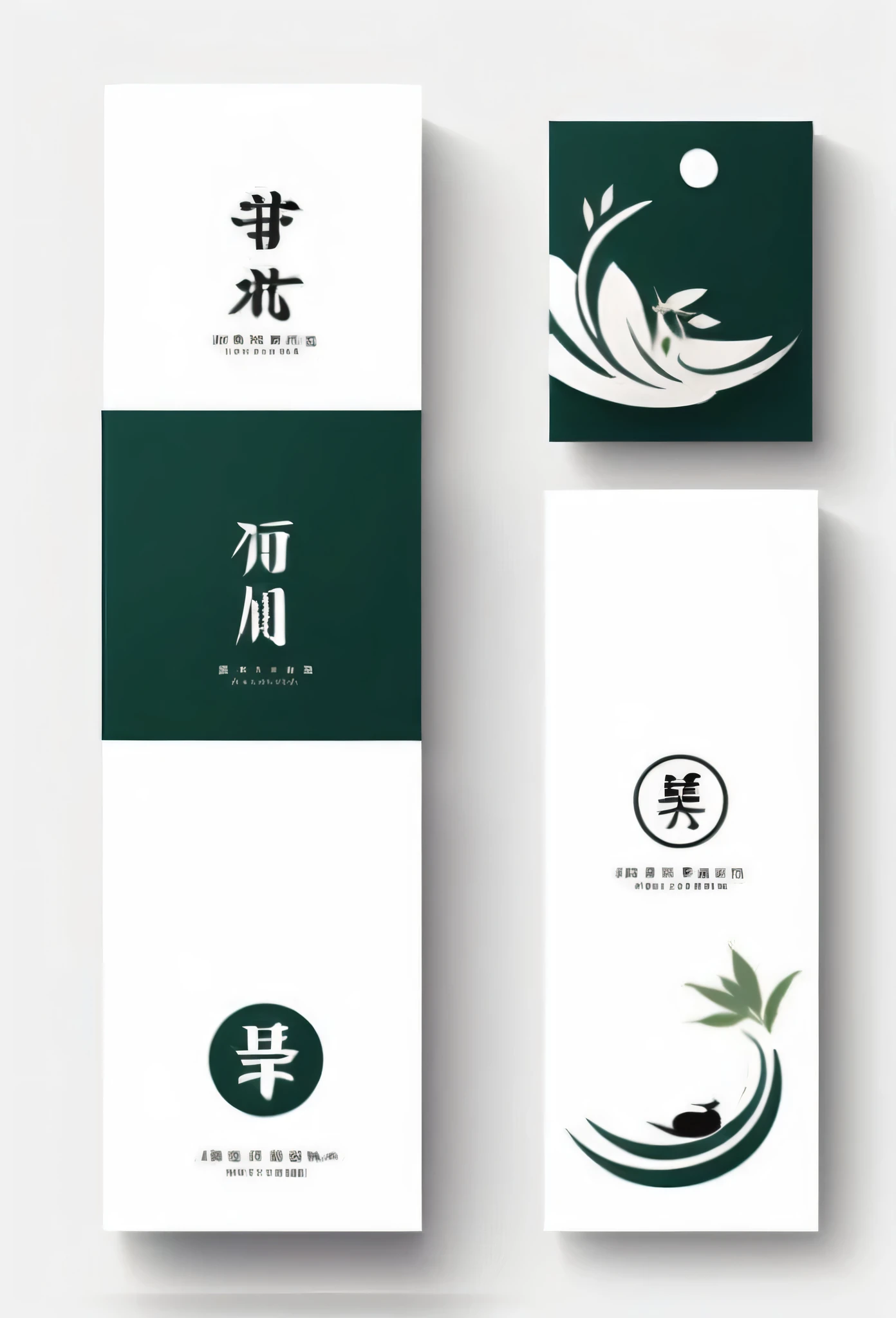 A high-end restaurant logo. A restaurant logo that blends softly with nature. A bit of Japanese style. A course menu restaurant. Expensive. Quite cool design. Chic and modern design. White background.