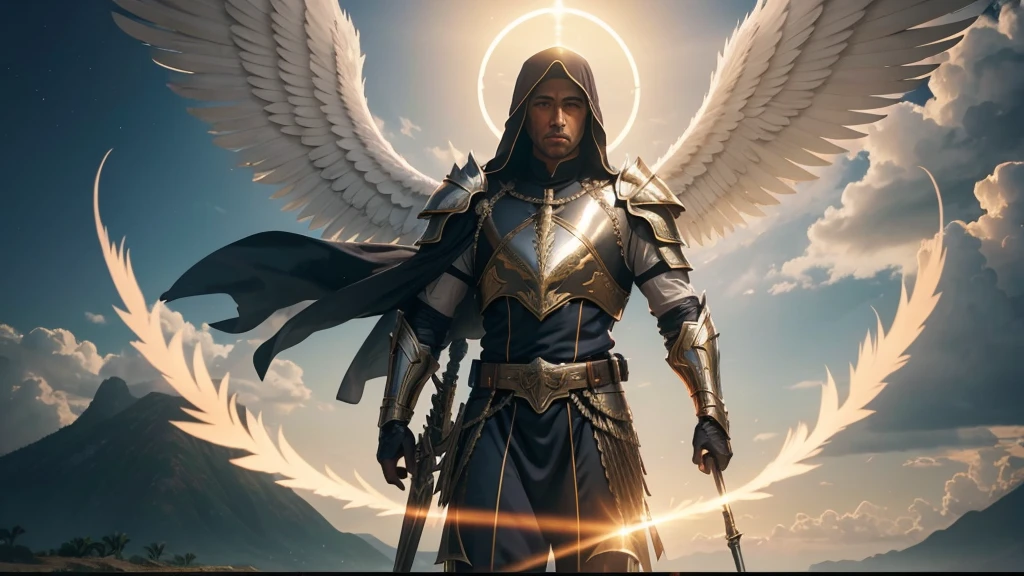 photorealistic landscape, natural landscapes, naturals, Natural Beautys, golden sunset, sky, sky Power, Detailed realistic sunset, palmtrees, mountainous landscape, Rivers of water, sunset Realism, natural treess, Man Man Alone, Homem de armour, nun dress, Divine Robe, armour Dourada Completa, Full Army, armour de Batalha, Anjo Vestindo Poderosa armour, padoru, respectful, Power angel, GOD man, Man's beard, GOD's Army Angel, armour Divina, Strong God's Angel, male angel, Male man, beard man, full beard, Hebrew, Barba Hebrew, Jewish, Golden Army, Silver Army, armour, Soldier Angel, photorealistic details, GOD's angel masculino, GOD's Army, GOD's Hebrew, GOD's Strong Angel, GOD's Power, angel masculino, Strong Nature, male man, Tunica, GOD'angel, barba, man with beard, Large Beard, Barba Judaica, Hebrew, panorama, Alpha Male, Caminho para o sky, heavenly, 8K Detailed Realistic Image, 16K Photorealistic Contrast, 8K Photorealistic Sharpness, Photorealistic 4K cores, 16K Photorealistic Shadows, 8K Photorealistic Textures, 16K Photorealistic Texture, 4K Photorealistic Light, 4K PhotoRealism, FullHD 4K Detailed Contrast, detailed sharpness FullHD 8K, detailed sharpness FullHD 4K, detailed sharpness, 2K detailed colors, lifelike colors, FullHD Detailed Shadows, 4K Detailed Textures, detailed texture, padoru, natural beautifuls, posh