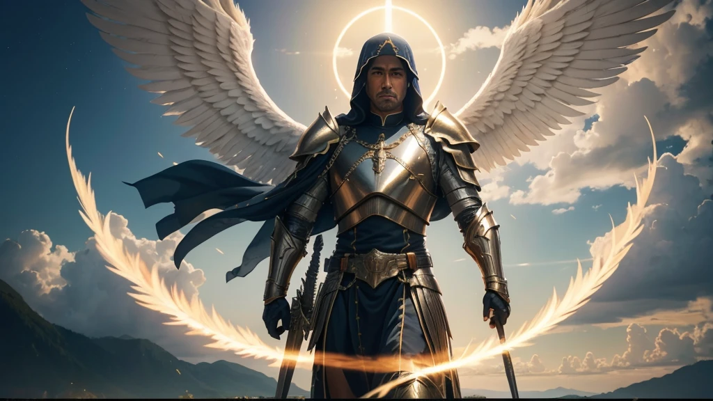photorealistic landscape, natural landscapes, naturals, Natural Beautys, golden sunset, sky, sky Power, Detailed realistic sunset, palmtrees, mountainous landscape, Rivers of water, sunset Realism, natural treess, Man Man Alone, Homem de armour, nun dress, Divine Robe, armour Dourada Completa, Full Army, armour de Batalha, Anjo Vestindo Poderosa armour, padoru, respectful, Power angel, GOD man, Man's beard, GOD's Army Angel, armour Divina, Strong God's Angel, male angel, Male man, beard man, full beard, Hebrew, Barba Hebrew, Jewish, Golden Army, Silver Army, armour, Soldier Angel, photorealistic details, GOD's angel masculino, GOD's Army, GOD's Hebrew, GOD's Strong Angel, GOD's Power, angel masculino, Strong Nature, male man, Tunica, GOD'angel, barba, man with beard, Large Beard, Barba Judaica, Hebrew, panorama, Alpha Male, Caminho para o sky, heavenly, 8K Detailed Realistic Image, 16K Photorealistic Contrast, 8K Photorealistic Sharpness, Photorealistic 4K cores, 16K Photorealistic Shadows, 8K Photorealistic Textures, 16K Photorealistic Texture, 4K Photorealistic Light, 4K PhotoRealism, FullHD 4K Detailed Contrast, detailed sharpness FullHD 8K, detailed sharpness FullHD 4K, detailed sharpness, 2K detailed colors, lifelike colors, FullHD Detailed Shadows, 4K Detailed Textures, detailed texture, padoru, natural beautifuls, posh
