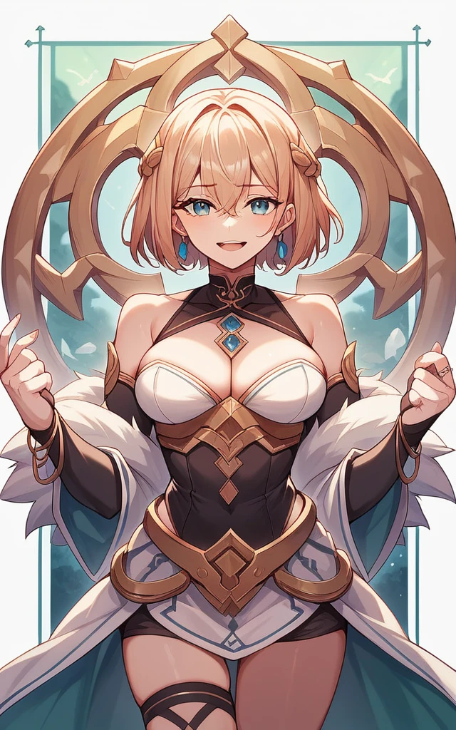 {{{nsfw}}},{{{Official Art}}},{{{Fate's Joan of Arc}}},Blonde,{{nude}},Realistic depiction of an unretouched vagina,Showing her uncensored vagina,Spread your legs,sit,bed,