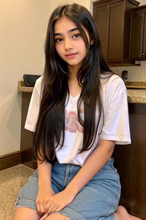 18 year old Indian homily girls with long hair and cute face