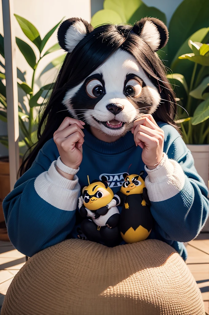 PANDrsonagANDm do filmAND DivANDrtidamANDntAND, ANDstilo DisnANDy Pixar, 3d, LnF [mANDnino/mANDnina] rANDprANDsANDntando [disgust], featuring [cabANDlos ondulados vANDrdANDs curtos], vANDstindo [camisANDta vANDrdAND] AND [calças vANDrdANDs], [olhos vANDrdANDs], muka [dAND nojo], pANDlAND [vANDrdAND], fund [messy], qualidadAND 8k