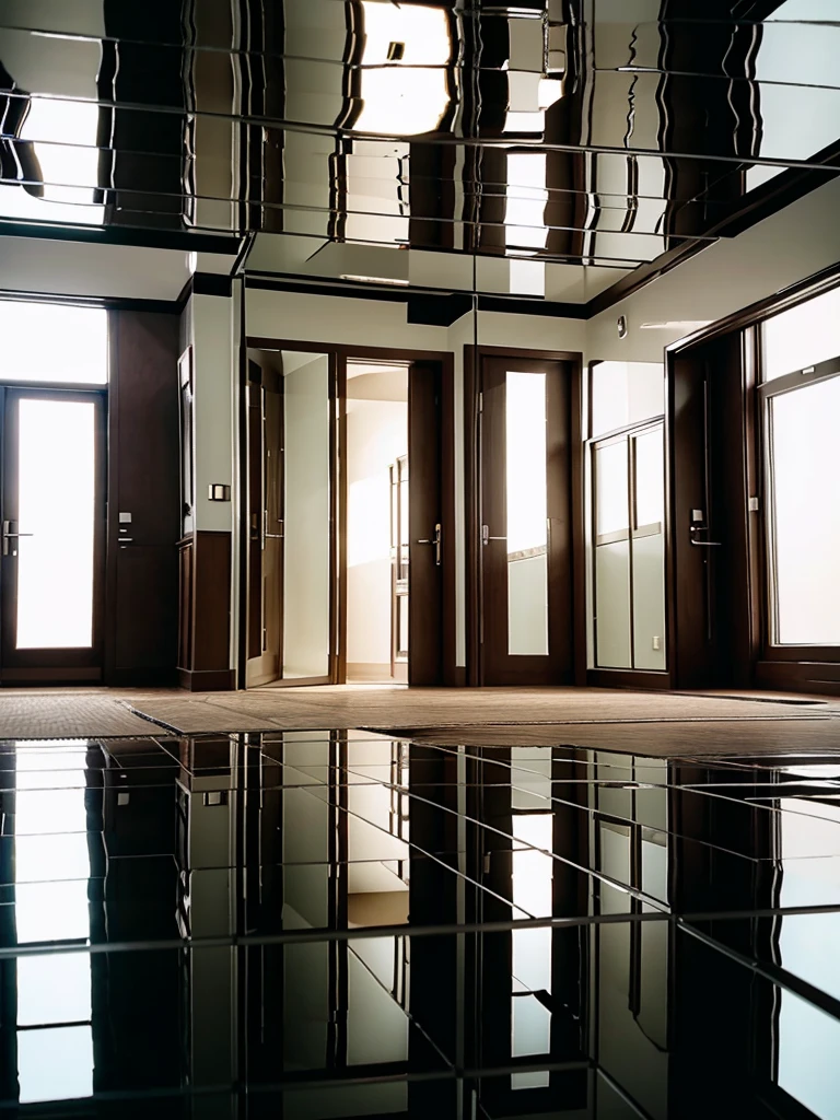 Reflection in glass