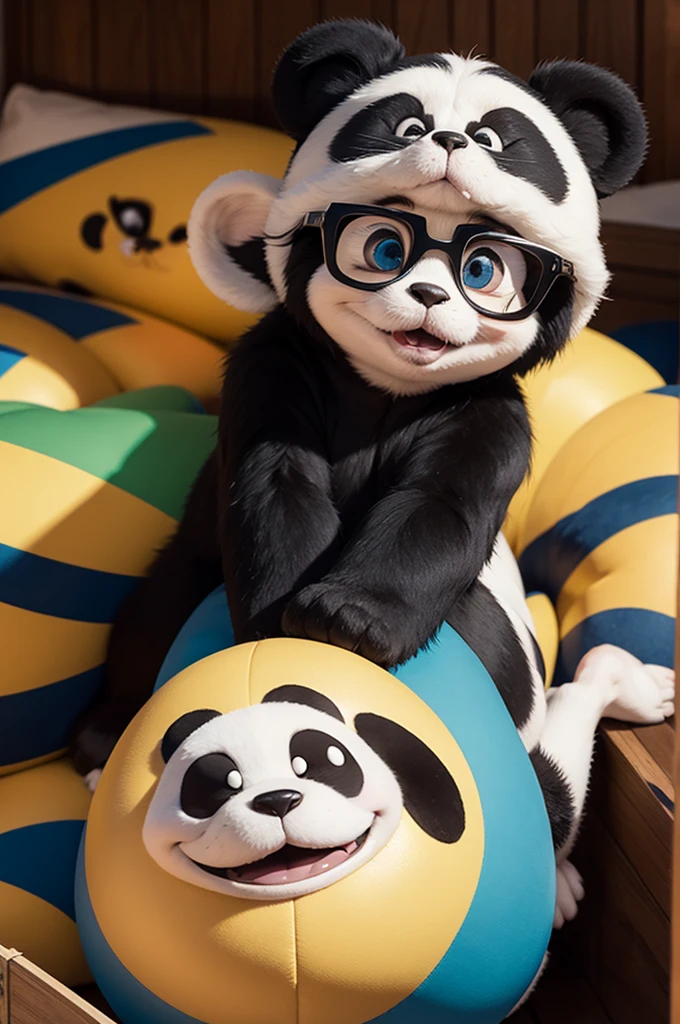 PANDrsonagANDm do filmAND DivANDrtidamANDntAND, ANDstilo DisnANDy Pixar, 3d, LnF [mANDnino/mANDnina] rANDprANDsANDntando [disgust], featuring [cabANDlos ondulados vANDrdANDs curtos], vANDstindo [camisANDta vANDrdAND] AND [calças vANDrdANDs], [olhos vANDrdANDs], muka [dAND nojo], pANDlAND [vANDrdAND], fund [messy], qualidadAND 8k