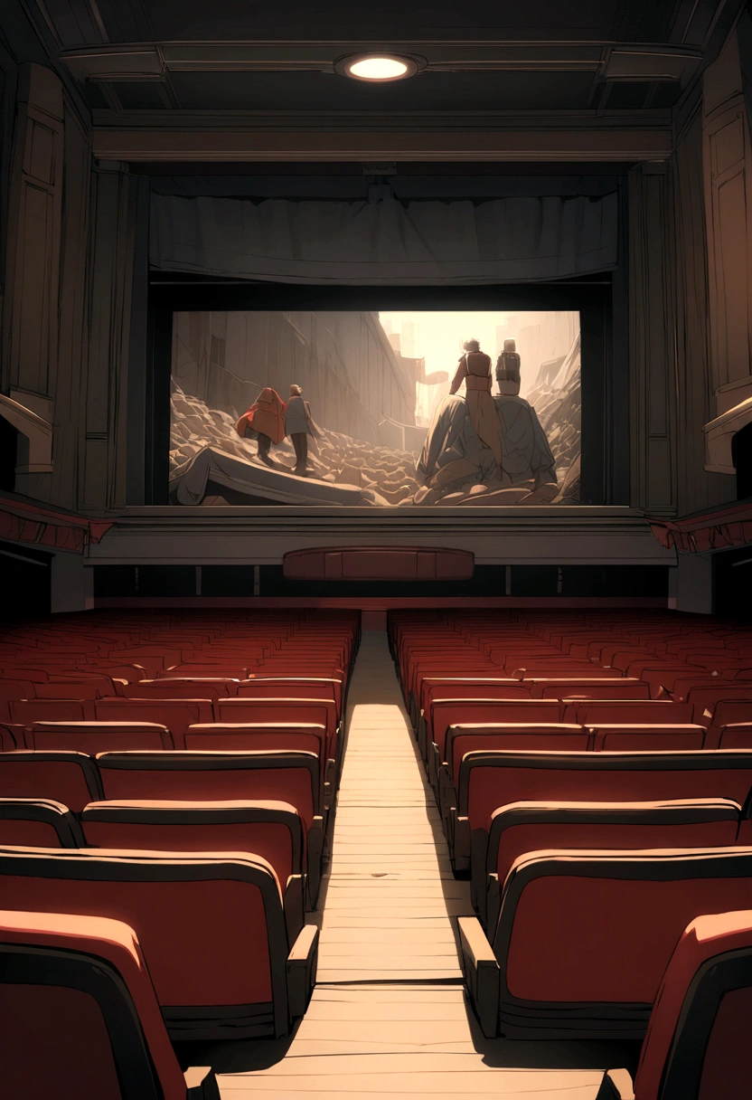 Abandoned movie theater,Watch it again with a full audience