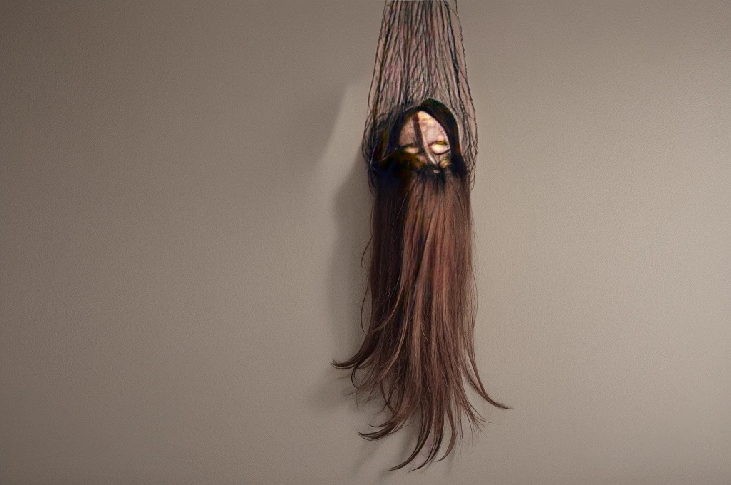 A haunting masterpiece, of unparalleled quality, showcasing a tragic scene of a teenage girl hanging from a tree. The rope around her neck, reminiscent of a hangman's noose, is rendered in exquisite detail, a testament to the artist's skill. The atmosphere is horrific, laden with sadness and a profound sense of melancholy. The girl's torn clothing is rendered with vibrant colors, contrasting starkly with the somber scene.

The dramatic lighting, inspired by chiaroscuro, creates a cinematic atmosphere, with deep shadows and highlights that evoke a moody, gritty, and dark gothic ambiance. [The character is surrounded by mist, evoking a mysterious and eerie atmosphere. The lighting is dark and atmospheric, with a red smoke adding a touch of sinister ambiance. The image is of the best quality, with a resolution of 4k and HDR enhancement, showcasing the utmost level of detail and realism, sfw, full body shot.]. [8K, Best Quality, Masterpiece, Ultra High Resolution, (highly detailed CG unity 8k wallpaper), (best photo), (best shadows), isometric 3D, octane rendering, ray tracing, highly detailed, (Best quality, 4K, 8k, A high resolution, masterpiece:1.2), absurdity, masterpiece, ultra detailed, (realistic, photorealistic, photorealistic:1.37), complex parts, HDR, (complex parts:1.12), (hyper detailed, hyper realistic, Soft lighting, spicy:1.2), (complex parts, Hyper detailed:1.15). Blurred foreground. (backlit), realistic, masterpiece, high quality, brightness, chromatic aberration, 8k uhd, some smoke, shadows, contrast, clear sky, (warm hue, warm tone), high details, natural reflections]. 