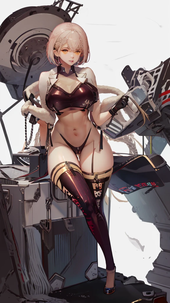 (masterpiece, 4K ,Super detailed:1.2), (anime:1), whole body側面図, Strong women, tall, Holding a sword, View Viewer, short hair, Knight Commander, (Medieval), whole body, (Perfect quality), Pure white background, Lots of white space, whole bodyが写っている, whole body写真