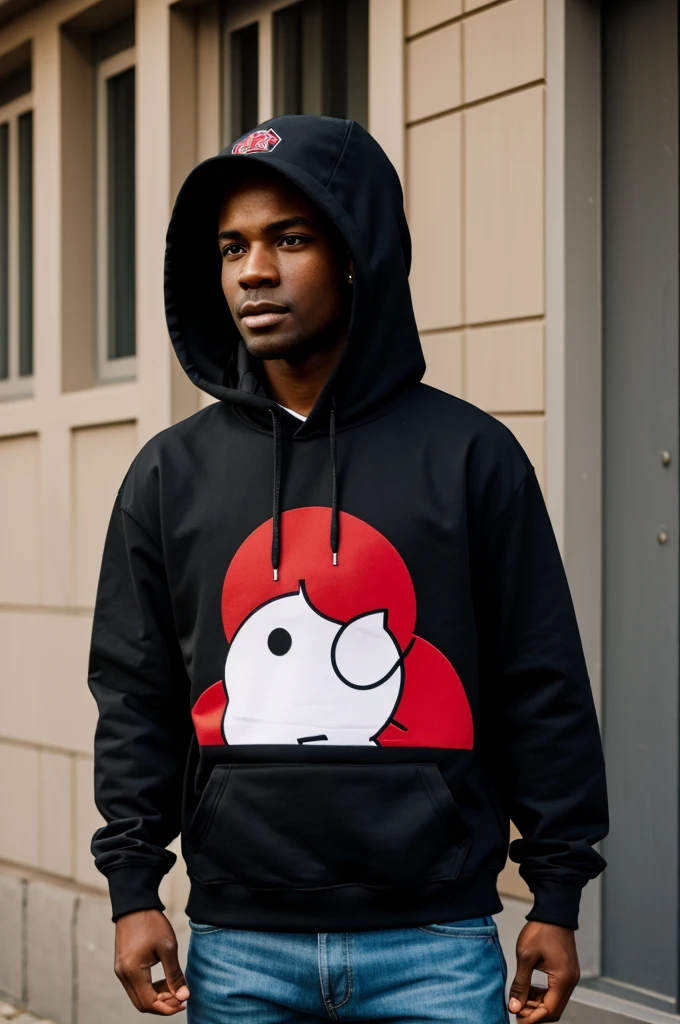 Black man hoodie de FLCL 