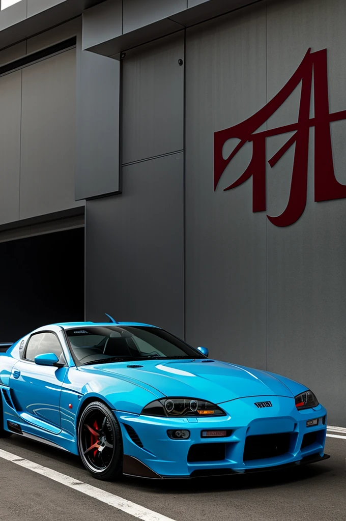 Supra mk4 with anime design 