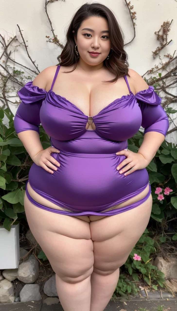((best quality)), ((masterpiece)), (detailed), perfect face, araffeTight skirtsShort , thicc, wavy short hair, she has a jiggly fat round belly, bbwchan, wearing tight simple clothes, skinny waist and thick hips, widest hips, her belly is fat and round, soft curvy shape, hyperrealistic full figure, wearing a cute top, wide hips, Blue swimsuit,On the beach by the seaBlue