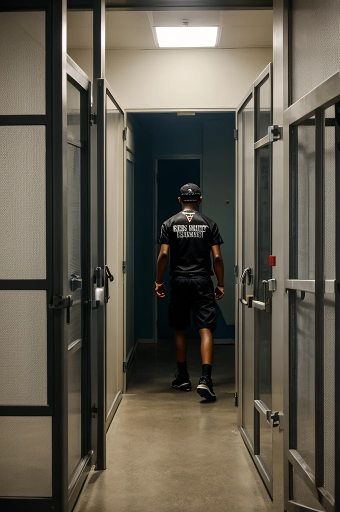 A bloody Juvenile Detention center with chemical container