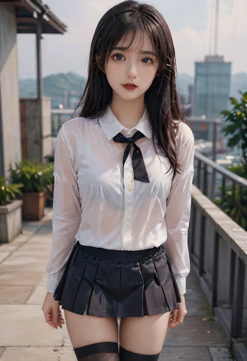 (8K, Highest quality, masterpiece: 1.2), (Realistic, photoRealistic: 1.2), sitting, (Panty shot)))), (Spread your legs)))), alone, Beautifully defined sky, night, Wet, Observe your audience, (sit: 1.5), Date, future, (Nose brush), smile, Big Breasts, Beautiful Eyes,), (Dark Blonde: 1), (short hair :1.1), Panty shot, Spread your legs, skirt, , White panties, socks, Black Hair, shirt, Blurred, Blurred background, Knee-length, 白のshirt, loafers, Realistic, Long Hair, lips, Brown eyes, 黒いsocks, tie, プリーツskirt, bow, Headrest, Landscape, Outdoor, Brown footwear, masterpiece, Highest quality, Super detailed, ((((Panty shot))), (((Spread your legs))),