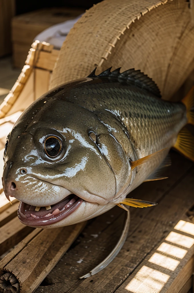 Fish mascot