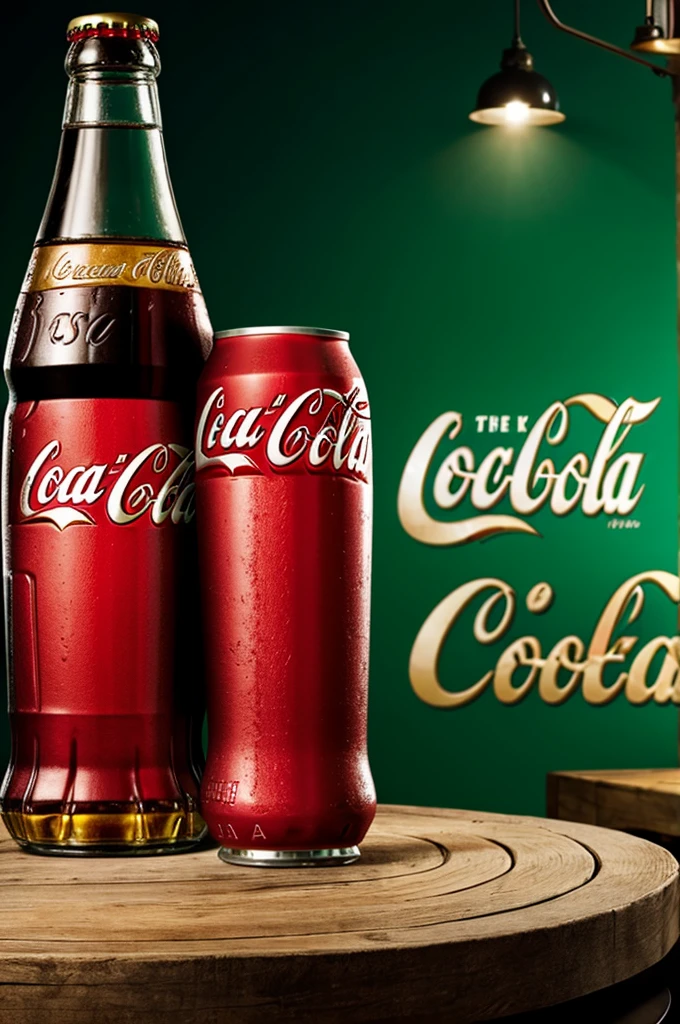Elegant advertising image, about coca cola, Cassio and Barcel