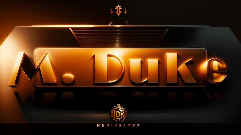 Logo com o nome M. duke