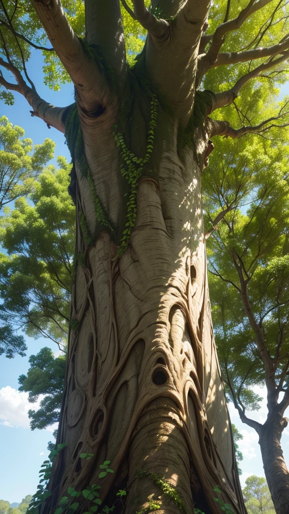 A tree with bentivi