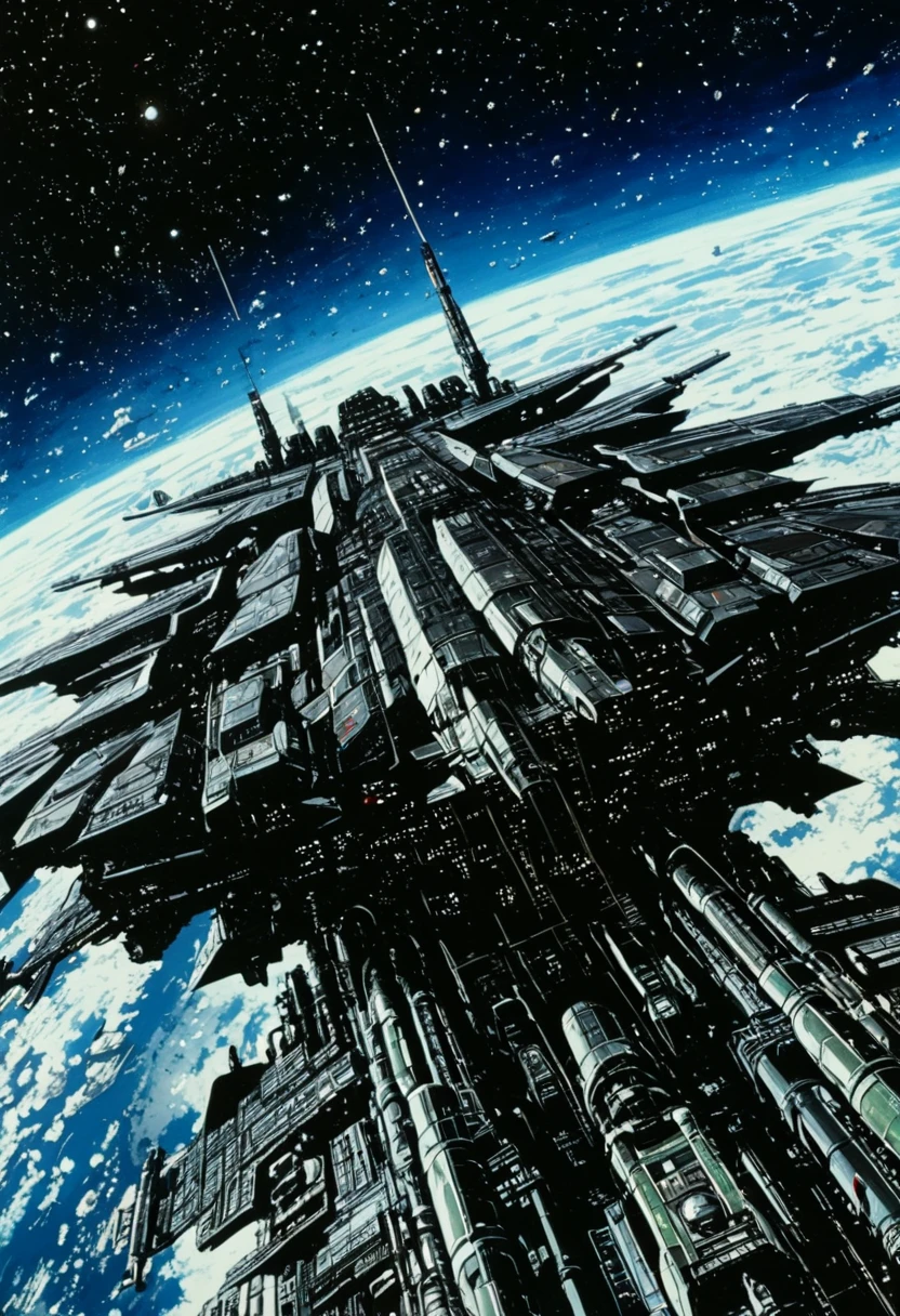 Space War, cinematic still, high budget, cinemascope, 4K epic detailed, by Drew Struzan, best quality, masterpiece, very aesthetic, perfect composition, intricate details, ultra-detailed, vivid colors