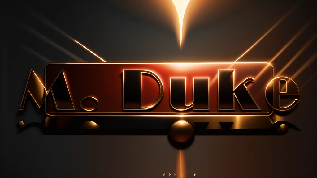 Logo com o nome M. duke