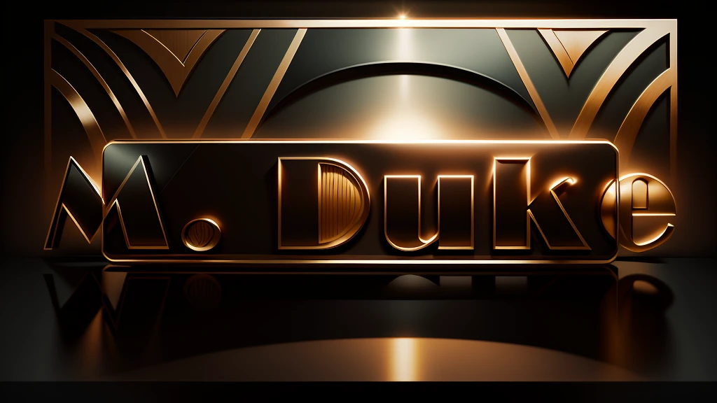 Logo com o nome M. duke