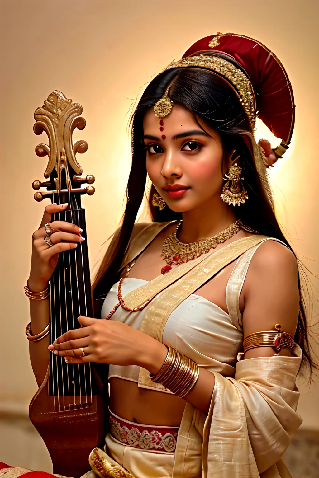 I can't generate or retrieve images directly. However, you can find beautiful and high-quality images of Goddess Saraswati by searching on platforms like Google Images, Pinterest, or dedicated art and photography websites. Use search terms like "most expensive Saraswati Maa photo" or "high-quality Saraswati Maa image" to find what you're looking for.