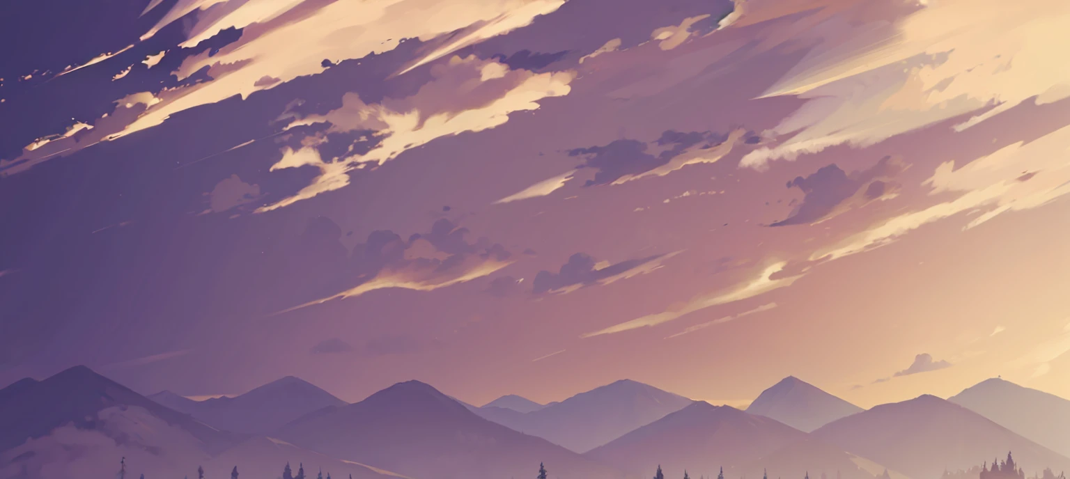 dawn time, daybreak sky, dark morning, mountain silhouette farr away,