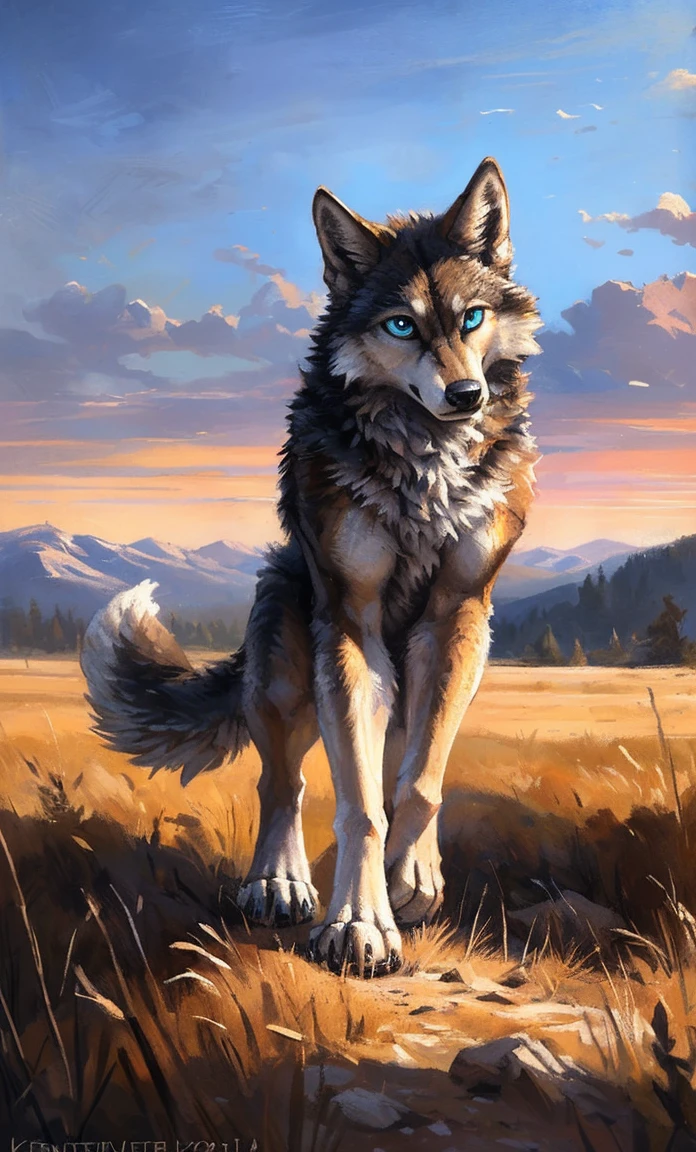 ((Solo)), male people, anthro wolf, (Multi-colored fur, White-brown:1.3,White tail pointed), (Height 2.1m,Tail length 1.5m), ((Wolf face, Big eyes, White eyelids, Blue pupil, Slim:1.2) (Tough, Calm expression:1.2)), Abs, Slim, pinging)), (Correct anatomy), Naked all over the body,A long big tail,Feet,(Realistic fur, Detailed fur texture, labeled:1.3)), (Natural lighting), Photorealistic, Hyperrealistic, ultradetailed, by Kenket,Snowfield,No artifacts, Running on