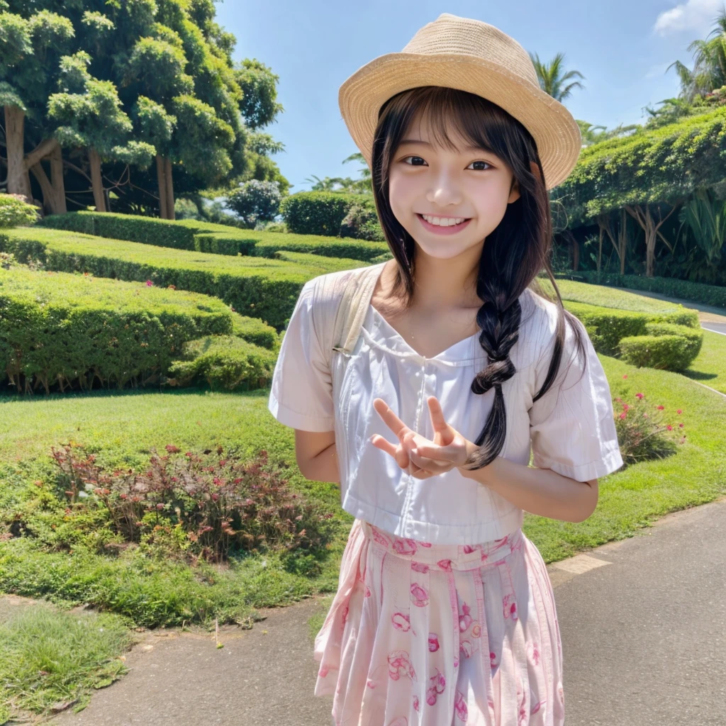 (​masterpiece:1.4)、(realisitic、portlate、Raw photo、top-quality:1.5)、japanes、(1girl in、28 year old)、beauitful face、(eye glass、red lipsticks、Real Face:1.4)、beautiful hairl、(Real Skin:1.3)、Beautiful skin、enticing、超A high resolution、A hyper-realistic、high-detail、the golden ratio、(详细的脸:1.4) 32K、maid clothes、A smile、White panties、Stockings、((countryside、field))(((Lift up your skirt and show a little of your panties to the camera)))