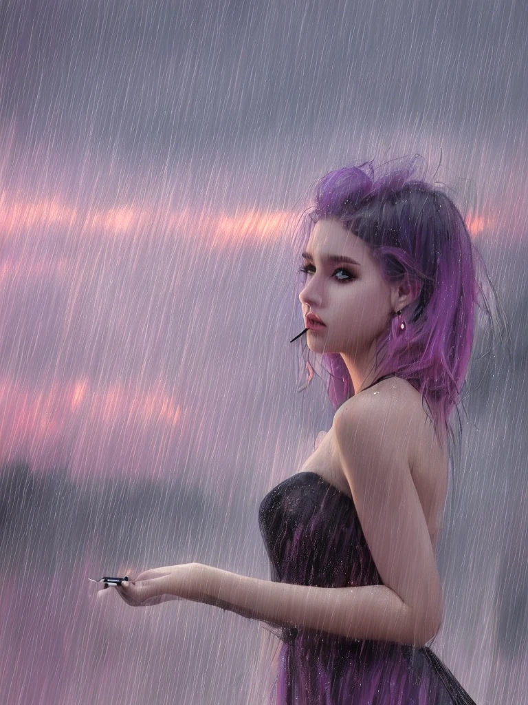 [Ryan Gosling portrait:abstract background:0.5], expressionism, violet tones, mist, smoke, digital art, muted tones, depressive, colorful background 