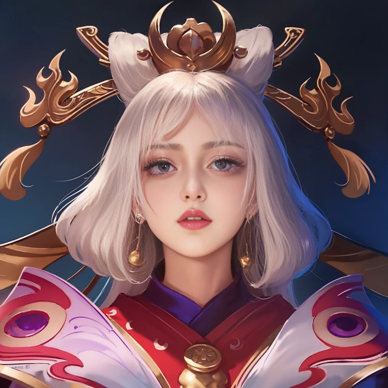 a close up of a woman with a purple and black costume, shadowbringers cinematic, 4 k detail fantasy, a beautiful fantasy empress, game cg, xianxia fantasy, xianxia hero, 2. 5 d cgi anime fantasy artwork, cinematic goddess close shot, ruan jia and artgerm, wow 4 k detail fantasy, hyperdetailed fantasy character