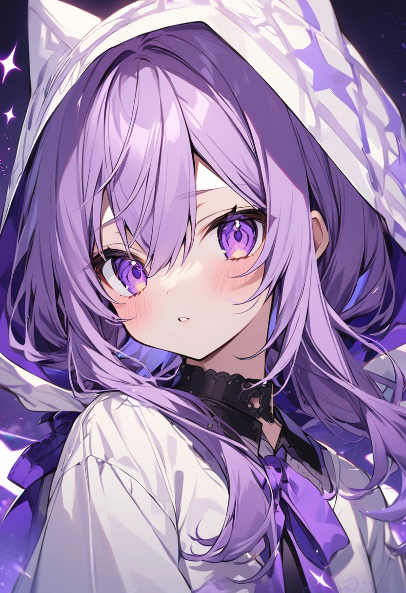 Keito。Purple Eyes。Purple Hair。
