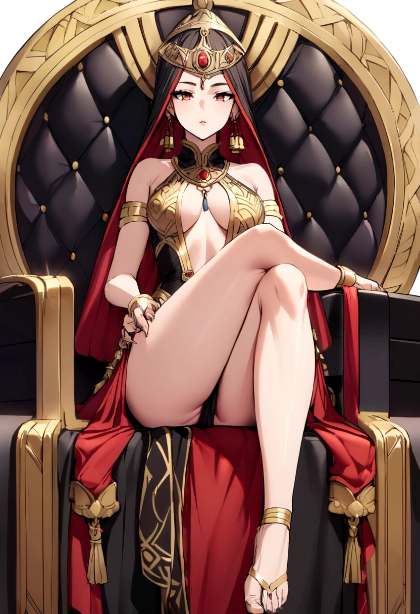 creates the jinx from leugua of legends sitting with her legs open without clothes
