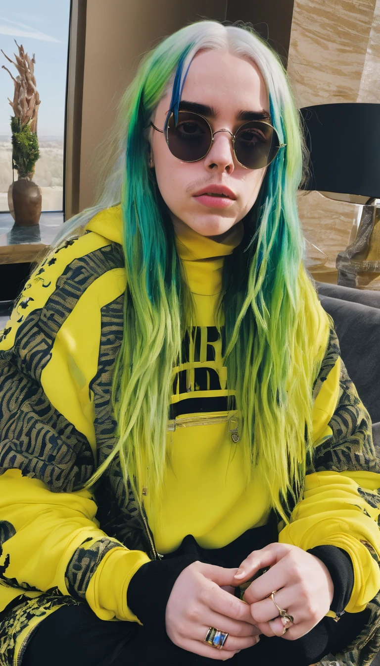 Do Billie Eilish with big  